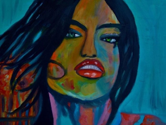 INTENSIDADE — óleo sobre tela, 40x30cm, de Cecília Vilas Boas
