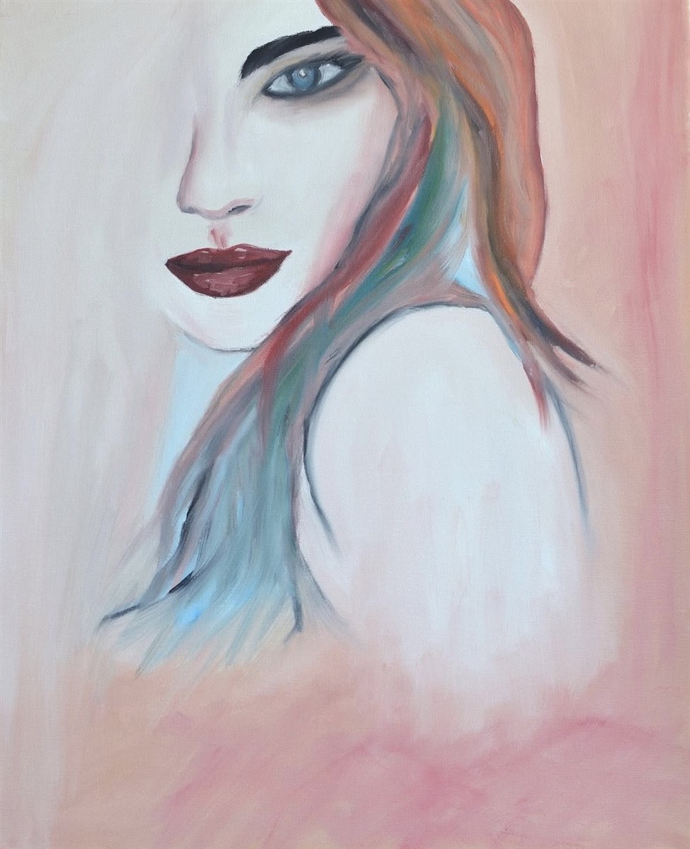 REFLEXOS DE COR — óleo sobre tela, 40x50cm, de Cecília Vilas Boas